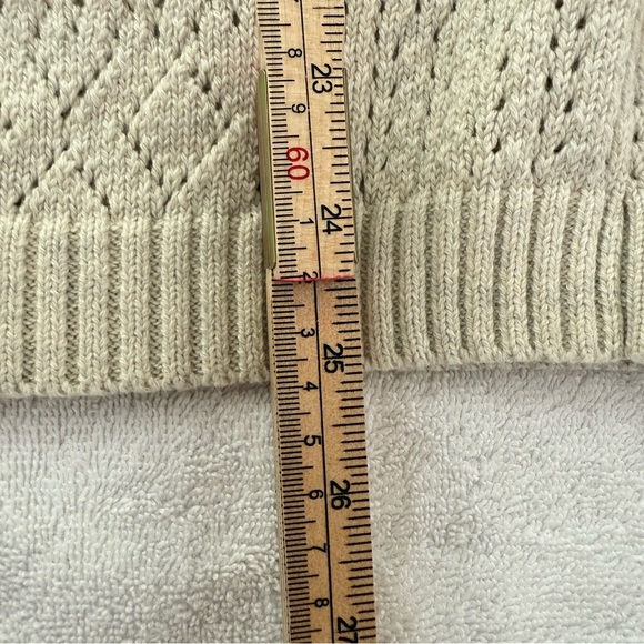 Urban Outfitters UO Zev Button-Down Cotton Polo Sweater Cardigan Size M - Picture 11 of 13